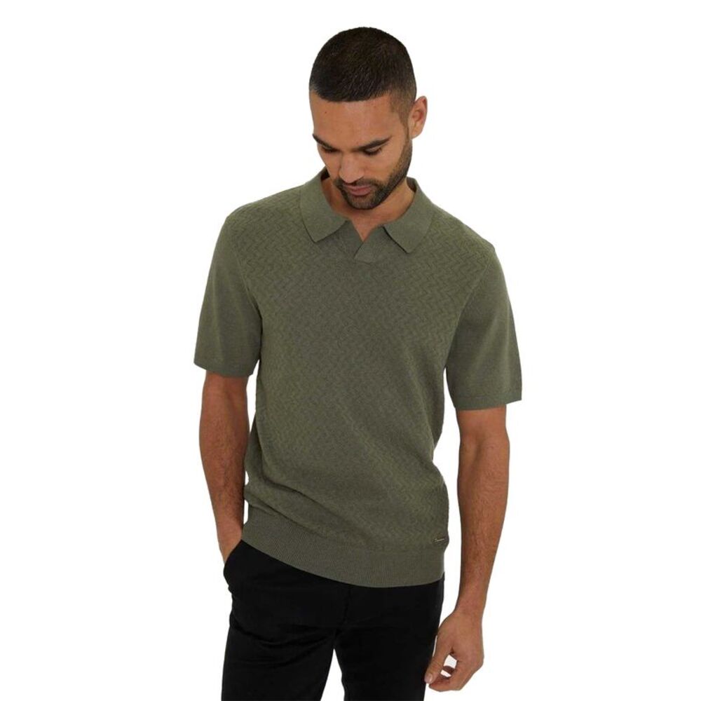 Threadbare Mens Polo Shirt / Dark Sage